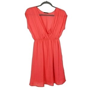 Plunge V-neck flowy summer dress sz M